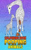 Pooping Animals Colouring Book