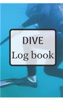 Dive journal - Diving log book 6 x 9 inches x 120 pages - Diver logbook scuba diving log book for Beginner, intermediate and experienced Diver