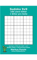 Sudoku 9x9 - 106 leere Gitter