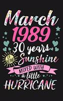 March 1989 30 years sunshine mixed with a little hurricane