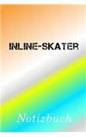 Inline-Skater Notizbuch