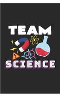 Team science: 6x9 Chemistry - blank with numbers paper - notebook - notes