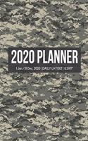 2020 Digital Camo Daily Planner: Hourly Appointment Diary Agenda for Work with Notes & To Do List (Daily Hourly Layout - 1 Jan / 31 Dec - 8.5x11")
