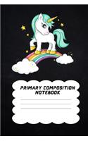Primary Composition Notebook: Kindergarten Composition Book Unicorn Notebook For boy and girls - Best Sketchbook For Ever