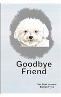 Pet Grief Journal Bichon Frise