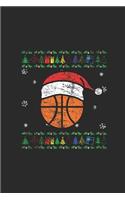 Ugly Christmas Basketball: Blank Lined Notebook (6" x 9" - 120 pages) Christmas Themed Notebook for Daily Journal, Diary, and Gift