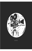 Retro Theater Vintage Kamera: FOTOGRAFEN UND KAMMERMANN NOTIZBUCH 6x9 (A5) 120 Seiten liniert! für Filmer & Kameramänner Fotografie, Theater, Liebhaber im Vintage Retro Style A5 