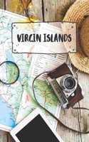 Virgin Islands: Ruled Travel Diary Notebook or Journey Journal - Lined Trip Pocketbook for Men and Women with Lines