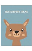 Sketchbook ideas: A Journal With Blank Paper For Drawing, Sketching, Doodling, Journal Writing And Notes 120 Pages Large Size 8.5" x 11"