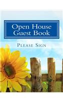 Open House Guest Book