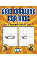 Step by step drawing book for kids 5 -7 (Learn to draw cars)