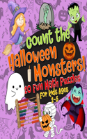 Count the Halloween monsters!