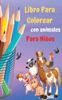 Libro para colorear con animales para niños