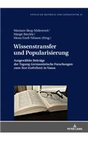 Wissenstransfer und Popularisierung