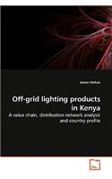 Off-grid lighting products in Kenya