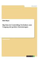 Big Data im Controlling. Techniken zum Umgang mit großen Datenmengen: (German)