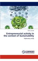 Entrepreneurial activity in the context of Sustainability