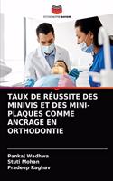 Taux de Réussite Des Minivis Et Des Mini-Plaques Comme Ancrage En Orthodontie