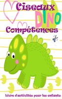 Cahier d'activités pour enfants sur l'utilisation des ciseaux par les dinosaures