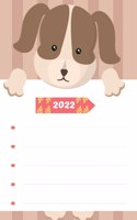 2022 - Agenda et carnet de rendez-vous quotidien