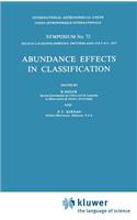 Abundance Effects in Classification