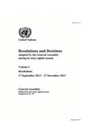 Resolutions and decisions adopted by the General Assembly during its sixty-eighth session
