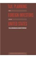 Tax Planning for Foreign Investors in the United States