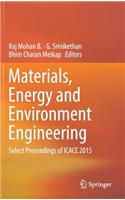 Materials, Energy and Environment Engineering