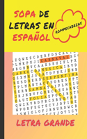 Sopa de letras en Español