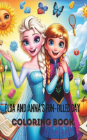 Elsa and Anna's Fun-Filled Routine: Coloring Book