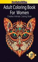 Adult Coloring Book For Women Creative Animals Coloring Book