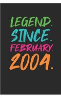 Legend Since February 2004