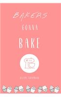 Bakers Gonna Bake Recipe Scrapbook in Red