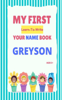 My First Learn-To-Write Your Name Book