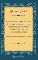 Descrizione Delle Pitture, Sculture, Ed Architetture Che Si Osservano Nella Cittï¿½ Di Mantova, E Ne' Suoi Contorni: Data in Luce, a Comodo Singolarmente De' Forestieri (Classic Reprint)