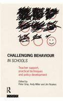 Challenging Behaviour in Schools