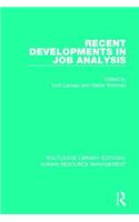 Recent Developments in Job Analysis