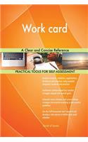 Work card A Clear and Concise Reference