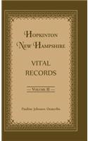 Hopkinton, New Hampshire, Vital Records, Volume 2: (English)
