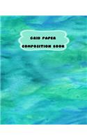 Grid Paper Composition Book