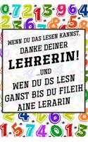 Wenn du das lesen kannst, danke deiner Lehrerin!