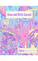 Draw & Write Journal Grades K-2: Primary Composition Notebook Story Paper with Dotted Midline Writing & Picture Space: 6x9 Inch, 120 Pages