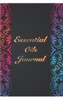 Essential Oils Journal: Aromatherapy Oils Journal Organizer with Pre-Formatted Blends Recipes