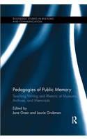 Pedagogies of Public Memory