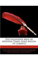 Distinguished Men of Modern Times