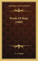 Words Of Hope (1868)