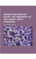 Ancient Records of Egypt