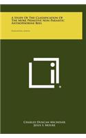 A Study of the Classification of the More Primitive Non-Parasitic Anthophorine Bees