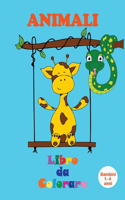Animali - Libro da colorare (Bambini 1-4 anni)