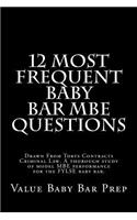 12 Most Frequent Baby Bar MBE Questions